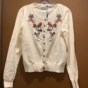 Royal Monk embroidered sweater